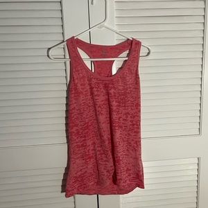 Pink camo athletic top